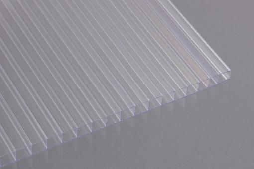 Polycarbonat Stegplatten 2-fach 10mm farblos 