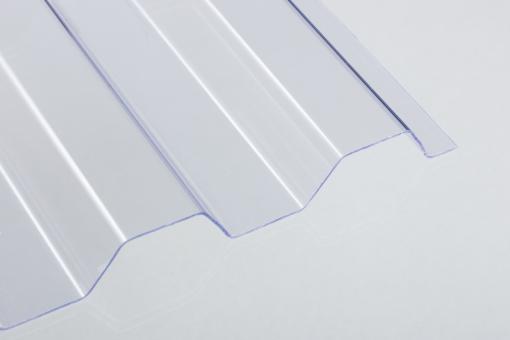 Lichtplatten PVC 70-18 Trapez farblos 1,2mm 