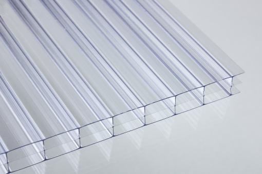 Polycarbonat Stegplatten 3-fach NOVALITE 16mm klar 