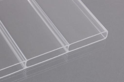 Acrylglas Stegplatten 2-fach 16mm klar Breitkammer 
