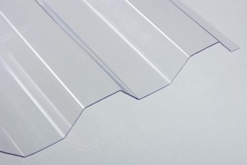 Polycarbonat Lichtplatten 76-18 Trapez klar 0,9 mm 
